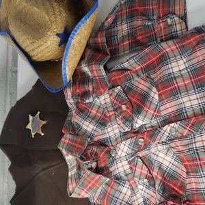 Cowboy Sheriff Costume 3 Orginial Pieces